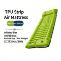 Camping TPU Inflatable Mattress for Outdoor Hiking, Lightweight, Portable, Foldable, Foot-Pump Inflatable Mattress, Car-Mounted Inflatable Mattress