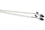PU Leather Collar With Nipple Clamps SM Bondage Play Sex Toys For