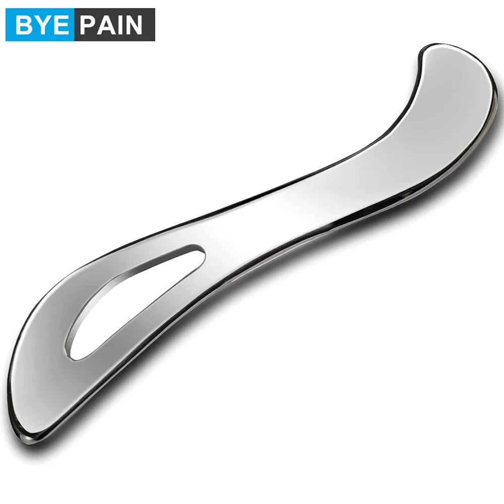 Stainless Steel Guasha Scraping Massage Tool for Soft Tissue, Physical Therapy Stuff Used for Back, Legs, Arms, Neck, Shoulder