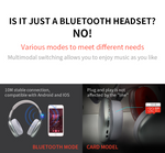 New Wireless Headset HIFI Stereo Bluetooth Headphones