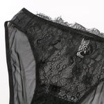 Kiss me lace lingerie garter set