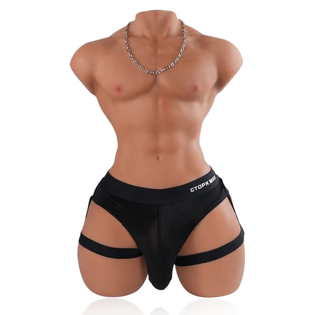 Mark: 33.7LB Realistic TPE Male Sex Doll Torso with Big Dick